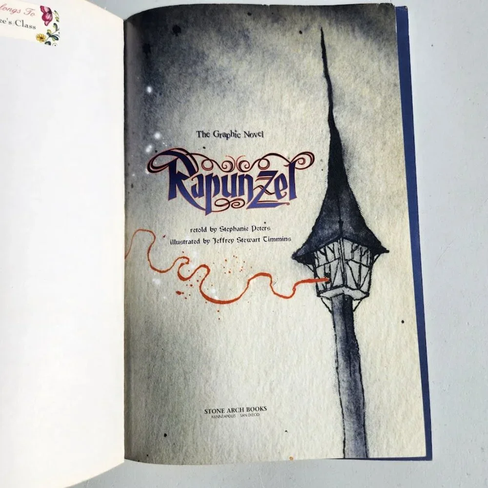 Rapunzel The Graphic Novel Graphic Spin Book Paperback Comic Book Comics Comicbo